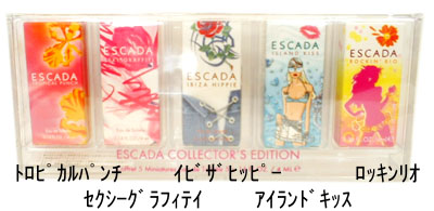 ■女性用香水 エスカーダ■　コレクターズ　エデイションEDTミニボトルセット